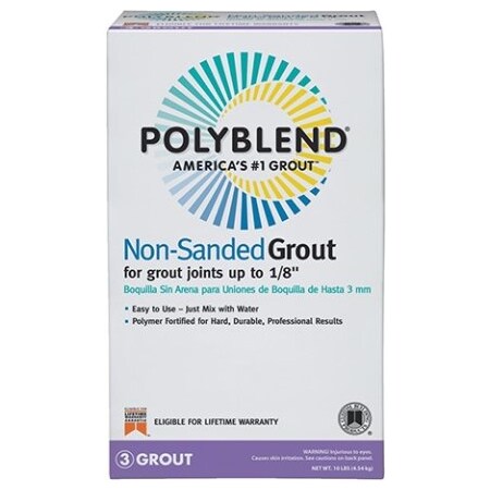 Custom Bldg Products PBG14510 TILE GROUT #145 NONSANDED 10 LB LT SMOKE Phased Out